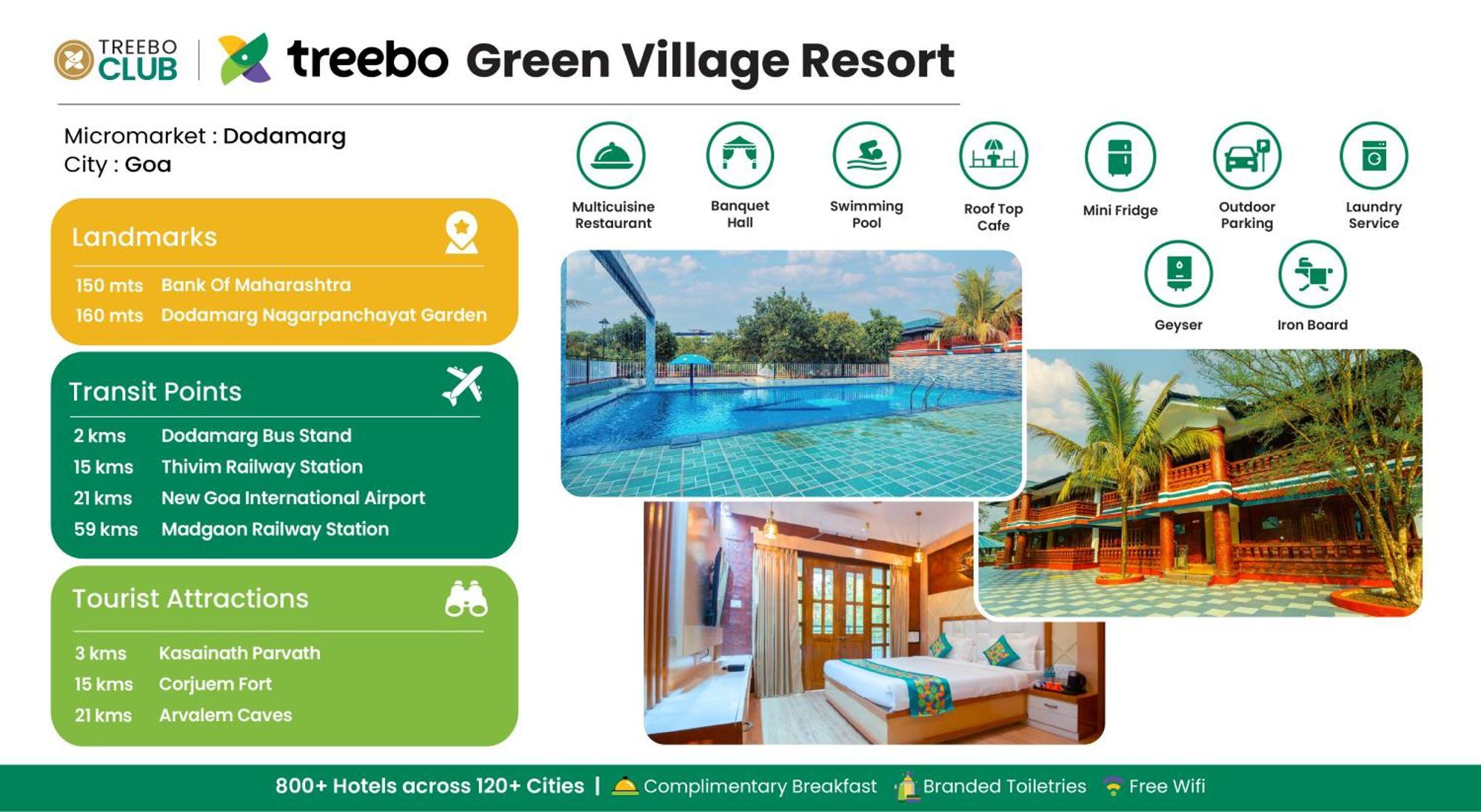 Treebo Green Village Resort - Goa Maneri  Kültér fotó